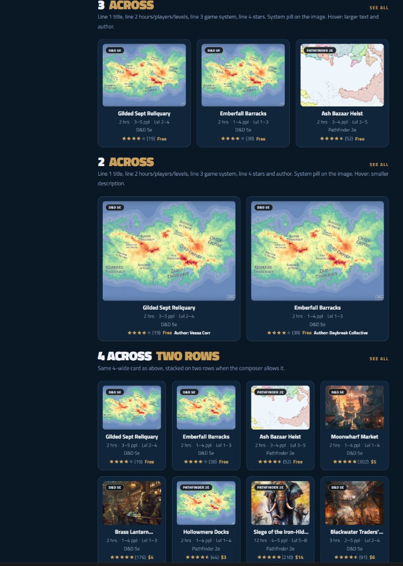 WorldTumblr storefront game cards